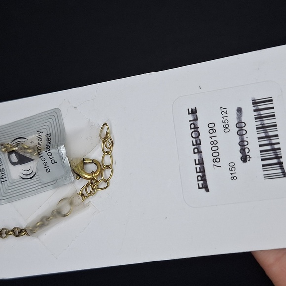 Onyx stone hand chain bracelet ring combination jewelry accessory - Picture 12 of 14